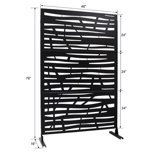Outdoor & Indoor Privacy Screen Metal Privacy Screen