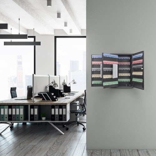 Adjustable Key Cabinet With Combination Lock