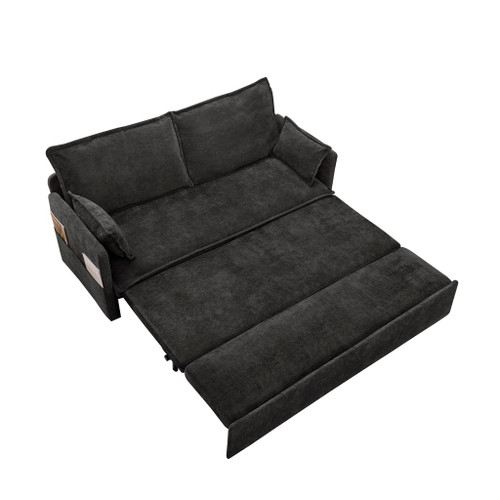 Pull Out Sofa Bed, Convertible Sleeper Sofa Couch, Side Storage, And USB / C - Type Charging Ports Chair