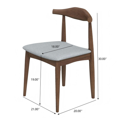 Brooklyn - Dining Chairs (Set of 2) - Gray