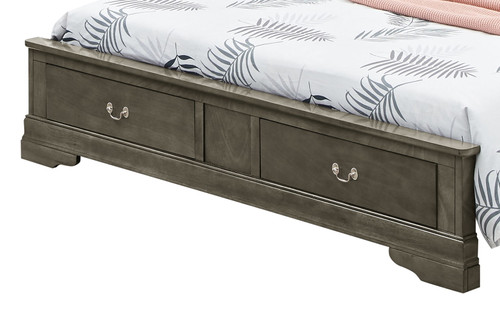 Upholstered Panel Sleigh Bed Design