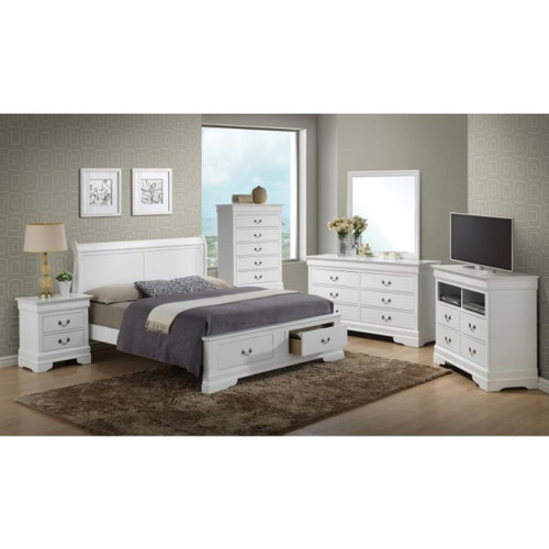 Upholstered Panel Sleigh Bed Design
