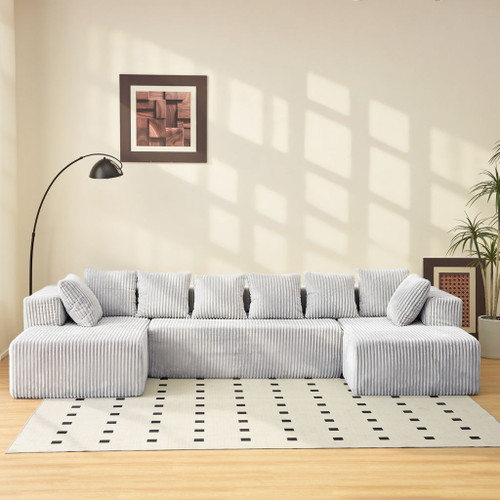 Modular U Shaped Sectional Sofa