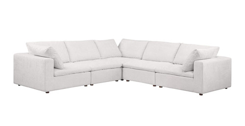 1100 - 5-Piece L-Shaped Sectional - Pearl