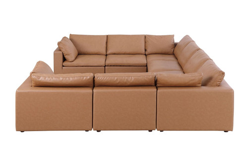 1100 - 8-Piece U-Shaped Sectional In Top-Grain Italian Leather