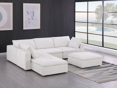 1100 - 6-Piece 3-Seat Sectional (Italian Fabric)