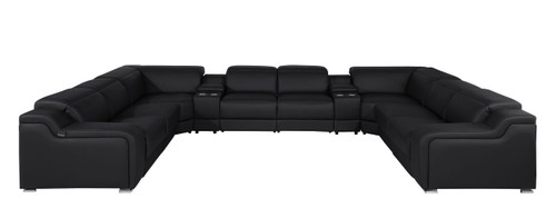 1116 - 10-Piece U-Shaped Sectional Sofa In With 4 Power Recliners & Power Headrests