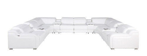 1116 - 12-Piece U-Shaped Sectional Sofa In With 4 Power Recliners & Power Headrests