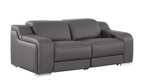 1116 - 2-Piece Modular Power Reclining Loveseat In With 2 Power Recliners & Power Headrests