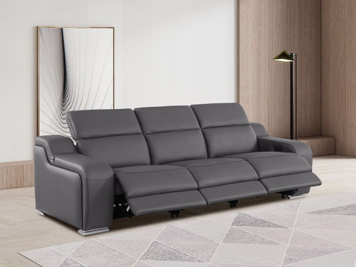 1116 - 3-Piece Modular Power Reclining Sofa In With 3 Power Recliners & Power Headrests