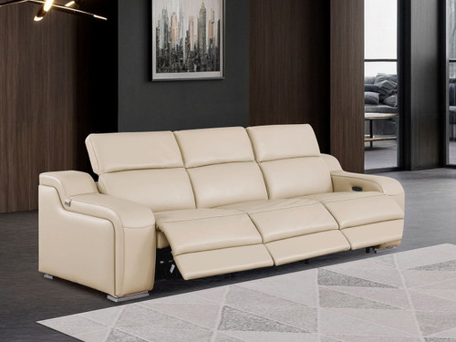 1116 - 3-Piece Modular Power Reclining Sofa In With 3 Power Recliners & Power Headrests