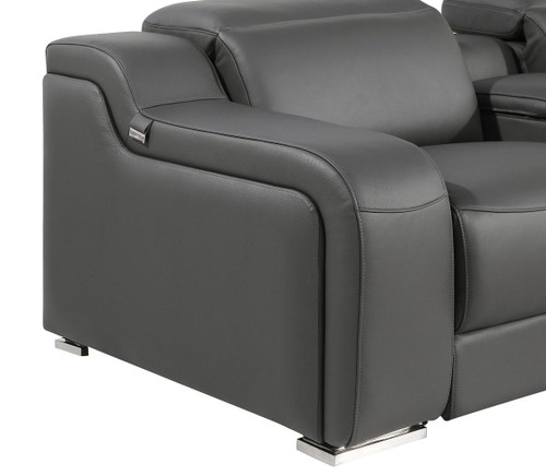 1116 - 8-Piece U-Shaped Sectional Sofa In With 2 Power Recliners & Power Headrests