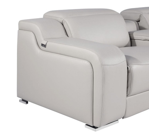 1116 - 8-Piece U-Shaped Sectional Sofa In With 4 Power Recliners & Power Headrests