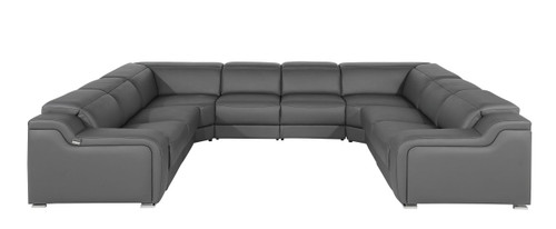 1116 - 8-Piece U-Shaped Sectional Sofa In With 4 Power Recliners & Power Headrests