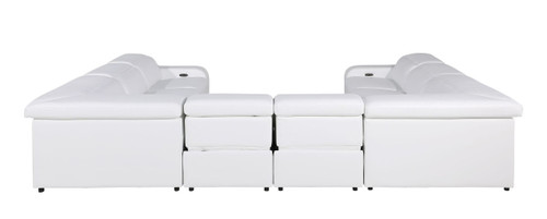 1116 - 8-Piece U-Shaped Sectional Sofa In With 4 Power Recliners & Power Headrests