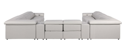 1126 - 10-Piece U-Shaped Sectional Sofa In With 4 Power Recliners & Power Headrests