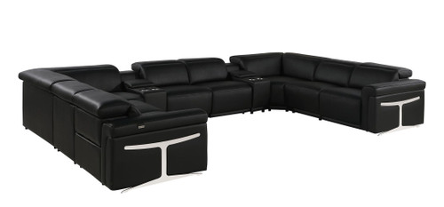 1126 - 10-Piece U-Shaped Sectional Sofa In With 4 Power Recliners & Power Headrests
