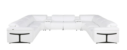 1126 - 10-Piece U-Shaped Sectional Sofa In With 4 Power Recliners & Power Headrests