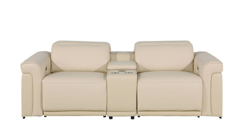 1126 - 3-Piece Modular Power Reclining Loveseat In With 2 Power Recliners & Power Headrests