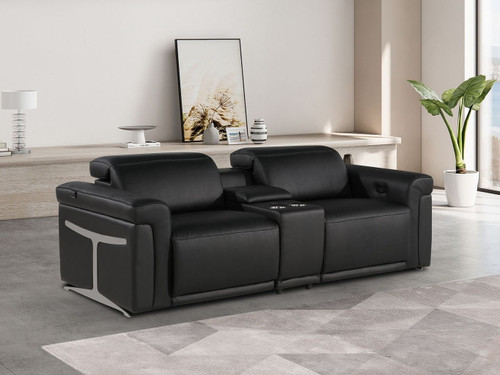 1126 - 3-Piece Modular Power Reclining Loveseat In With 2 Power Recliners & Power Headrests