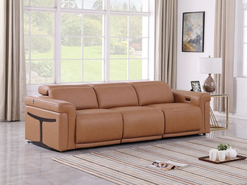 1126 - 3-Piece Modular Power Reclining Sofa In With 3 Power Recliners & Power Headrests