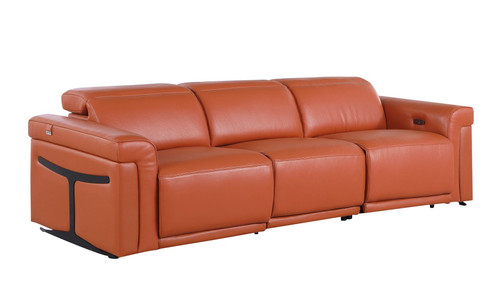 1126 - 3-Piece Modular Power Reclining Sofa In With 3 Power Recliners & Power Headrests