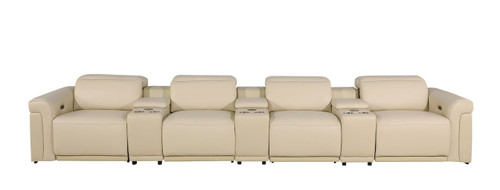 1126 - 7-Piece Modular Power Reclining Sofa In With 4 Power Recliners & Power Headrests