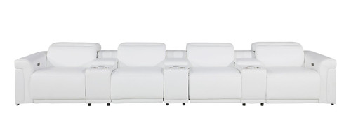 1126 - 7-Piece Modular Power Reclining Sofa In With 4 Power Recliners & Power Headrests