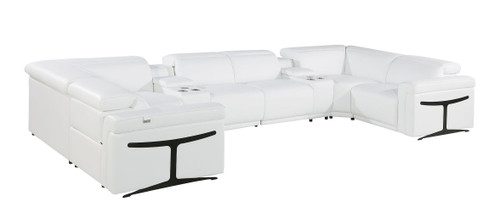 1126 - 8-Piece U-Shaped Sectional Sofa In With 4 Power Recliners & Power Headrest