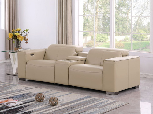 1208 - Dual Power Reclining Console Loveseat