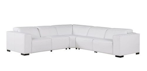 1208 - Leather Reclining Set (Sofa & Loveseat With 4 Power Recliners)