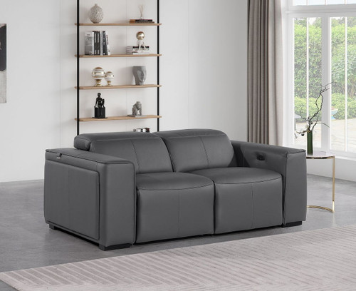 1224 - 2-Piece Modular Power Reclining Loveseat In With 2 Power Recliners & Power Headrests