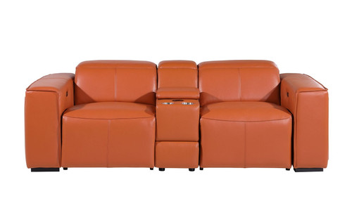 1224 - 3-Piece Modular Power Reclining Loveseat In With 2 Power Recliners & Power Headrests