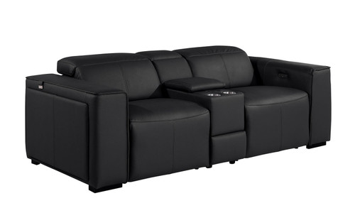 1224 - 3-Piece Modular Power Reclining Loveseat In With 2 Power Recliners & Power Headrests