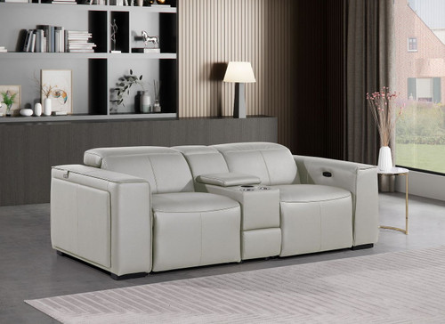 1224 - 3-Piece Modular Power Reclining Loveseat In With 2 Power Recliners & Power Headrests