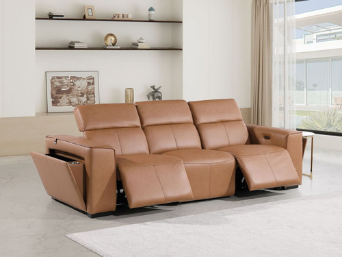1224 - 3-Piece Modular Power Reclining Sofa In With 2 Power Recliners & Power Headrests