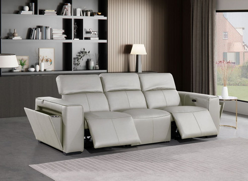1224 - 3-Piece Modular Power Reclining Sofa In With 2 Power Recliners & Power Headrests