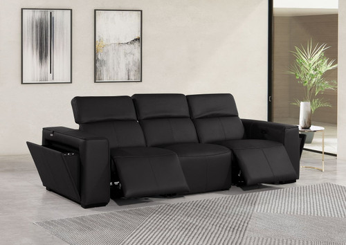 1224 - 3-Piece Modular Power Reclining Sofa In With 2 Power Recliners & Power Headrests