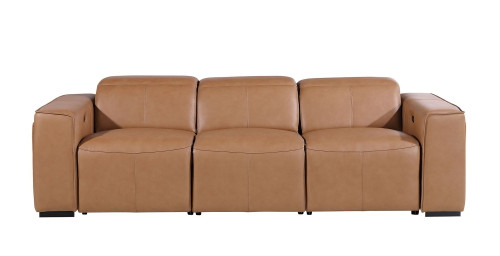 1224 - 3-Piece Modular Power Reclining Sofa In With 3 Power Recliners & Power Headrests