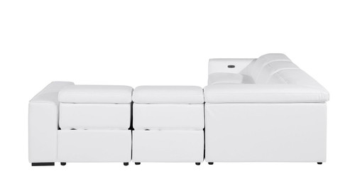 1224 - 5-Piece L-Shaped Sectional Sofa In With 3 Power Recliners & Power Headrests