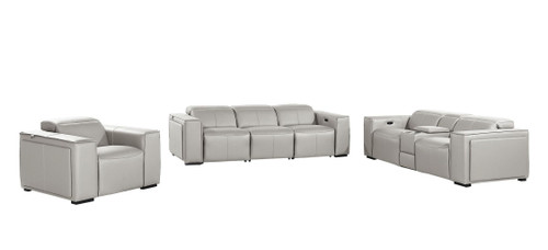 1224 - 7-Piece Modular Power Reclining Sofa, Loveseat & Chair Set In With 5 Power Recliners & Power Headrests