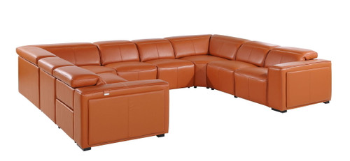 1224 - 8-Piece U-Shaped Sectional Sofa In With 4 Power Recliners & Power Headrests