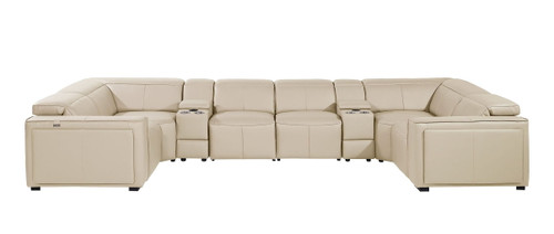 1224 - 8-Piece U-Shaped Sectional Sofa In With 4 Power Recliners & Power Headrest