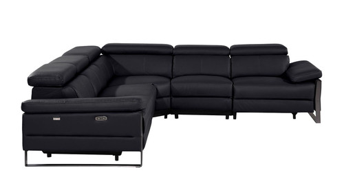 1246 - 5-Piece L-Shaped Modular Power Reclining Sectional With Power Headrests