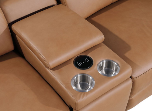 1246 - 12-Piece U-Shaped Modular Power Reclining Sectional With 4 Power Recliners And Power Headrests