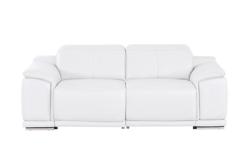 2679 - Genuine Leather Loveseat With Dual Power Recliners