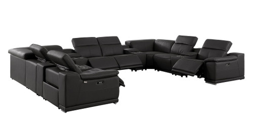 9762 - 12-Piece U Shaped Sectional Sofa With 4 Power Recliners