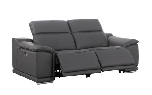 9762 - 2-Piece Modular Power Reclining Console With 2 Power Recliners In
