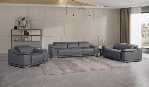 9762 - 6-Piece Modular Power Reclining Sofa, Loveseat And Chair Set With 5 Power Recliners In