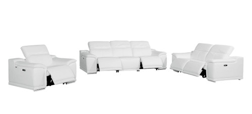9762 - 6-Piece Modular Power Reclining Sofa, Loveseat And Chair Set With 5 Power Recliners In